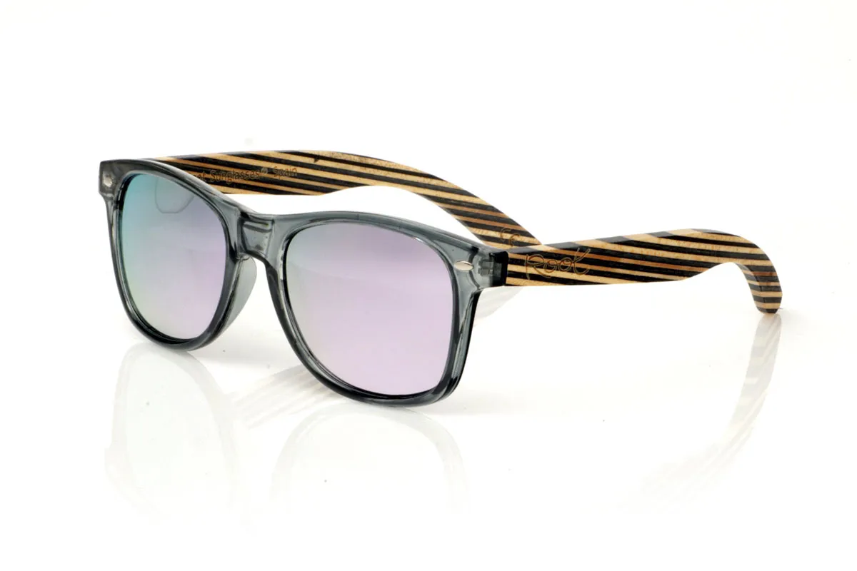 Gafas de Madera Natural de Arce modelo SKA MIDNIGHT - Venta Mayorista y Detalle | Root Sunglasses® 